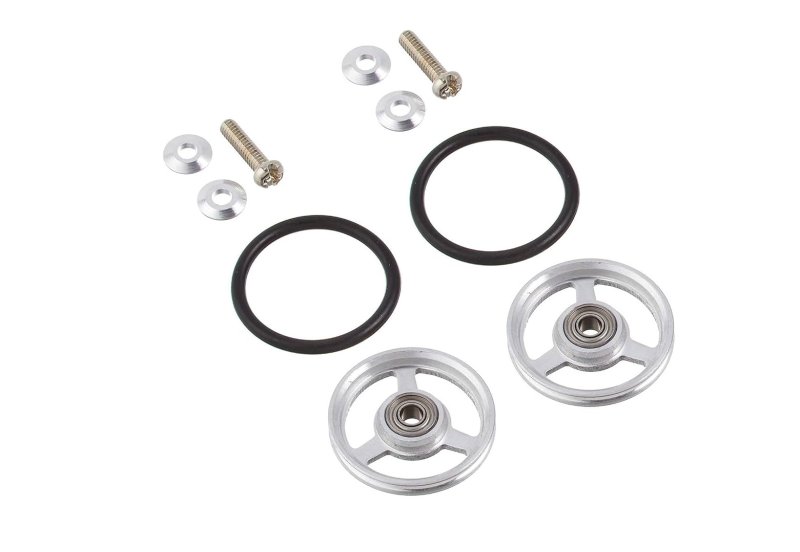 Tamiya 15161 - JR 3-Spoke Ball-Race Rollers - (17mm/Aluminum)