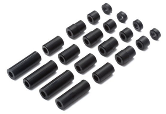 Tamiya 15506 - Lightweight Plastic Spacer Set (12/6.7/6/3/1.5mm)