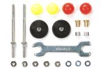 Tamiya 15408 - JR Plastic Roller Set 13mm- Long Low Friction