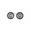 Tamiya 95137 - HG 19mm Aluminum Ball-Race Rollers (Ringless/Black) (J-Cup 2020)