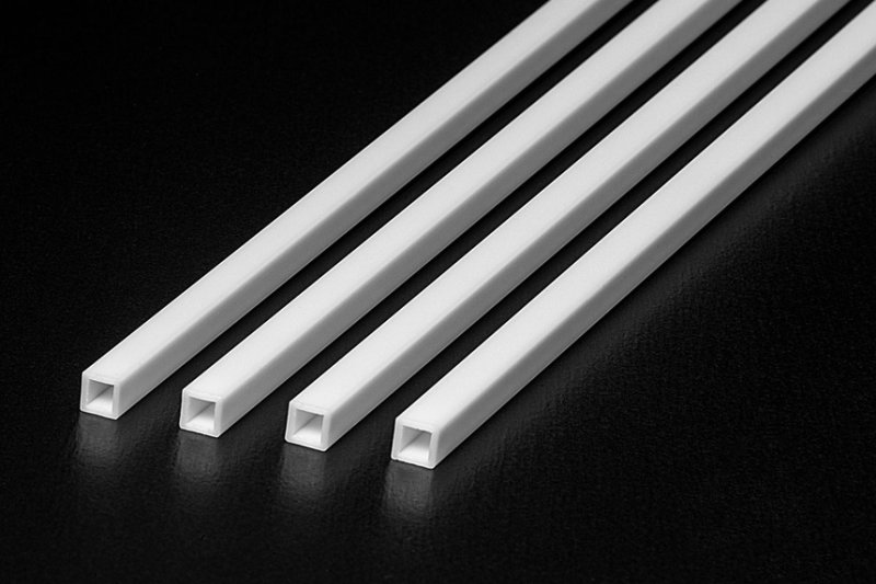 Tamiya 70262 - 5mm Plastic Beams (Square Tube) (4pcs)