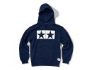 Tamiya 67540 - Jun Watanabe Tamiya Logo Hooded Sweatshirt (Blue) XL Size