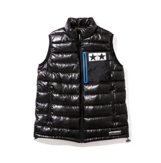 Tamiya 67393 - Tamiya x JUN WATANABE Logo Down Gilet (Black) L Size