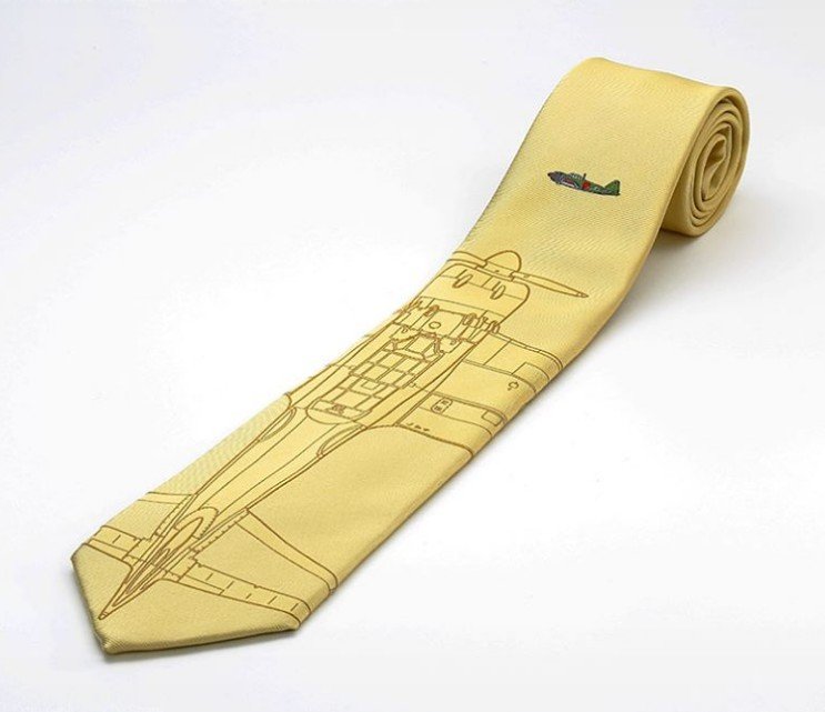 Tamiya 67449 - Tamiya Necktie Mitsubishi A6M Zero One Point (Gold)