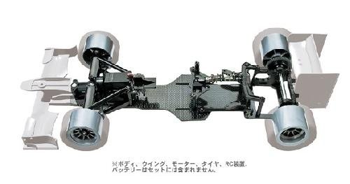 Tamiya 84336 - 1/10 RC F104 Ver.II v.2 Pro Chassis Kit Black Special