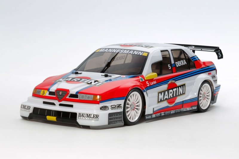 Tamiya 58606-60A - 1/10 Alfa Romeo 155 V6 TI Martini (TT-02) (W/O ESC)