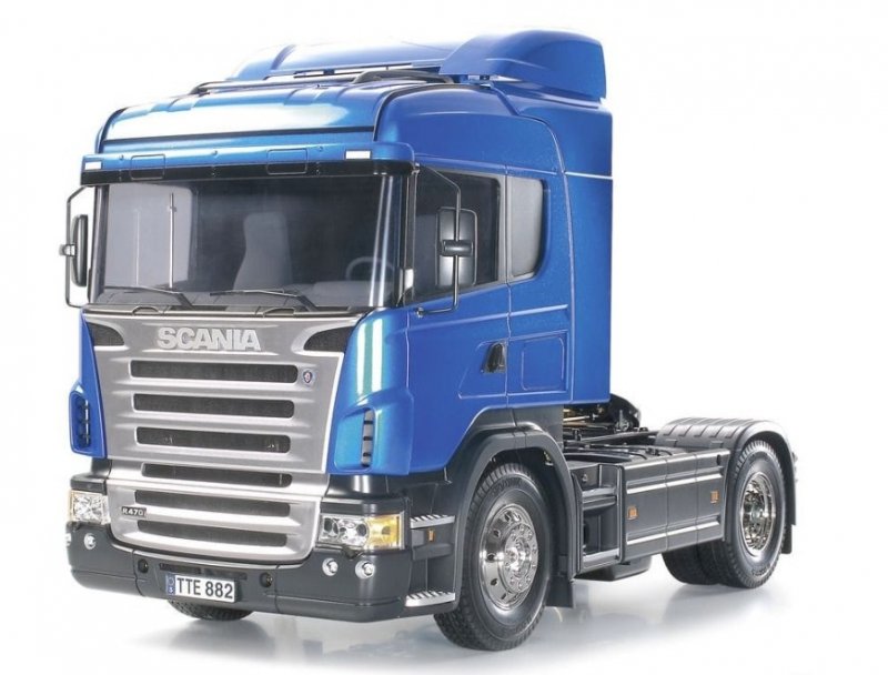 Tamiya 23648T - (Tamiya 56318) 1/14 Scania R470 Highline Master Work Blue Version (Finished)