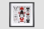 Tamiya 21214 - 1/24 Ferrari - Parts Panel Red