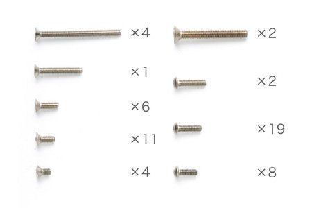 Tamiya 84058 - F104 Titanium Screw Set