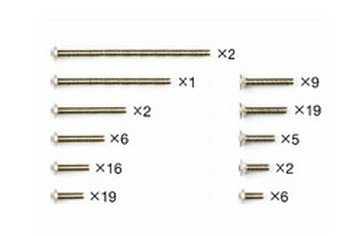 Tamiya 84290 - RC FF-03R Titanium Screw Set