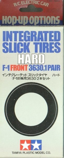 Tamiya 53138 - INTEG.SLICK TIRE (F-1 FRONT 3630) OP-138