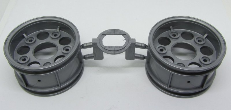 Tamiya 0440610 - Wheel Rim (30mm , Silver , 2pcs) Porsche GT2