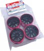 Tamiya 84247 - MN 10-Spoke Blk&Red Rim/ 0