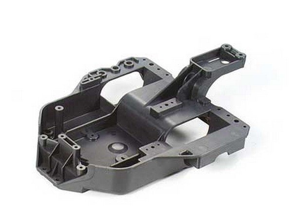 Tamiya 9335283 - TA03 Bathtub Chassis (Short,Black) for TA03R-S/TA03F-S