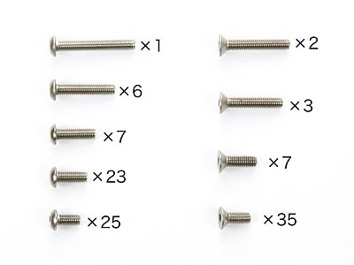 Tamiya 84151 - RC TA05-VDF Ti Screw Set