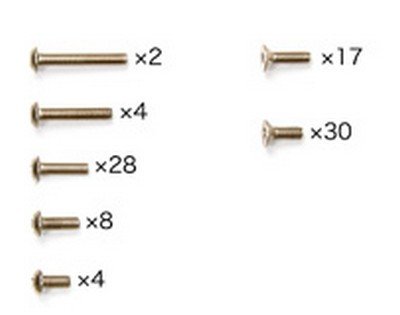 Tamiya 84360 - RC TB-04 PRO Titanium Screw Set for 84339