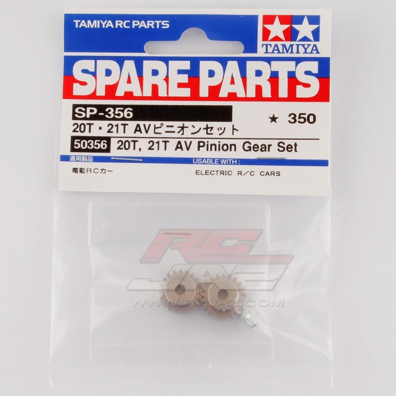 Tamiya 50356 - 20T,21T AV Pinion Gear SP-356