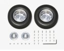 Tamiya 56513 - 1/14 R/C Tractor Trucks 20-Spoke Aluminum Wheels - Outside Rear/1pair