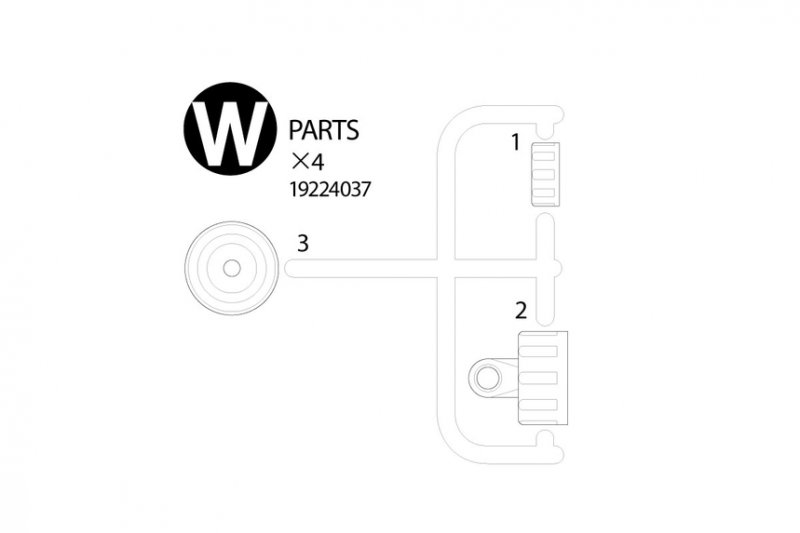 Tamiya 9224037 W Parts: 58596