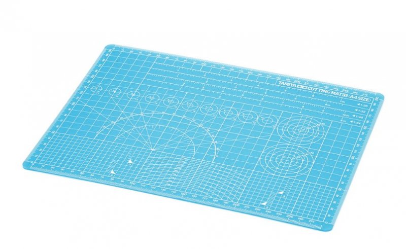 Tamiya 74149 - Cutting Mat (A4 Size/Blue)