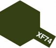 Tamiya 81774 - Mini Acrylic  XF-74 Olive Drab - 10ml Bottle