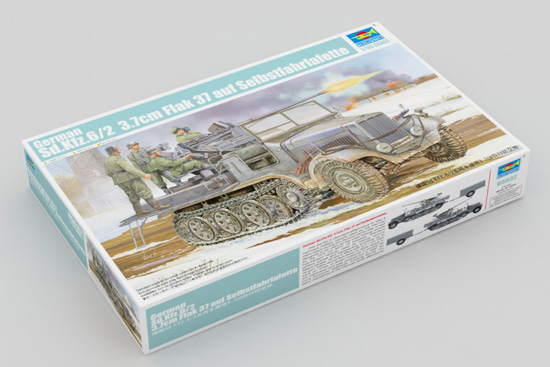 Trumpeter 05532 1/35 Ger.Sd.Kfz.6/2 3.7cm Flak 37 auf Selbstfahrlafette WWII