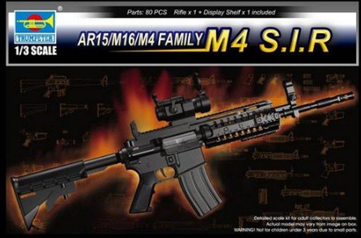 Trumpeter 01916 - 1/3 AR15/M16/M4 FAMILY-M4 S.I.R