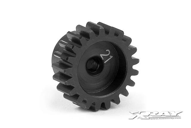 XRAY 385621 Steel Pinion Gear 21T/48