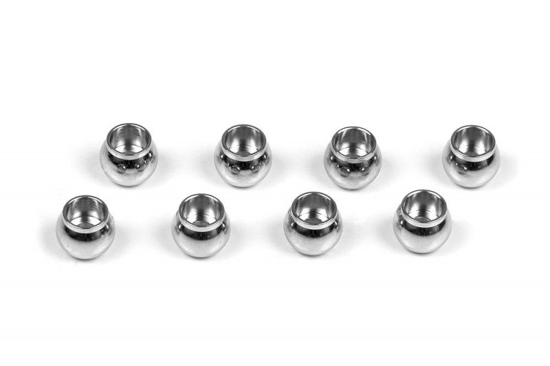 XRAY 387564 M18T Nickel Coated Pivot Ball 6.3mm Type B (8)