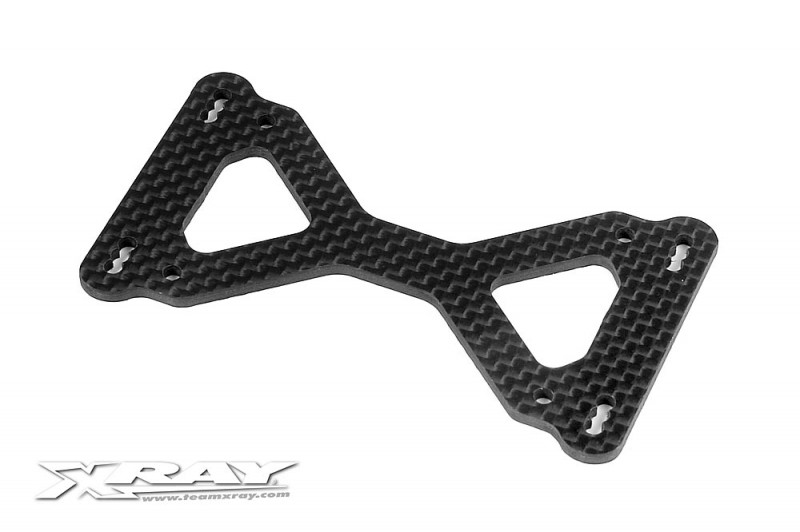 XRAY #371060 X10 Graphite 2.5mm Arm Mount Plate