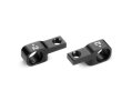 XRAY 342714 - Aluminium Lower Front Suspension Holder +2mm (1) - Black - 7075 T6