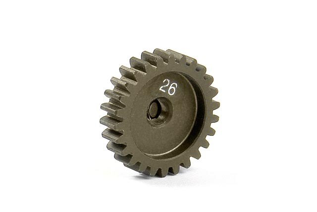 XRAY 305926 Narrow Pinion Gear Aluminum Hard Coated 26T/48