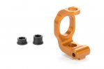 XRAY 302338 Aluminum C-Hub Front Block Left - Caster 4 - Orange