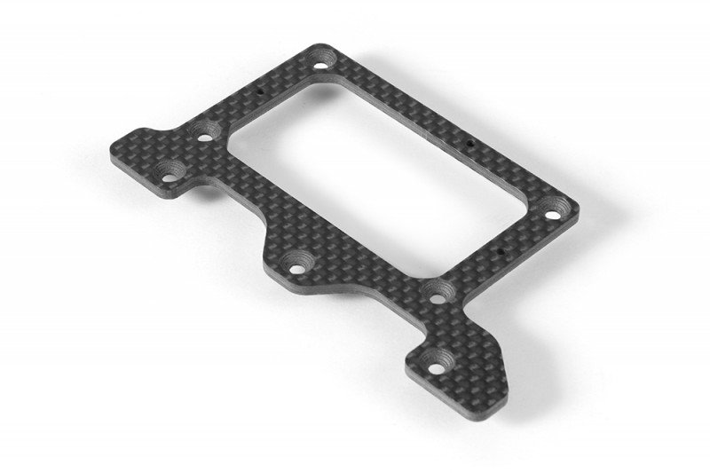 XRAY 371155 X10\'18 Graphite Rear Pod Lower Plate 2.5mm