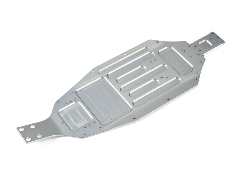 XRAY 321120 - XB2 Aluminium Chassis 1-PIECE - 2.5MM - Short - Swiss 7075 T6