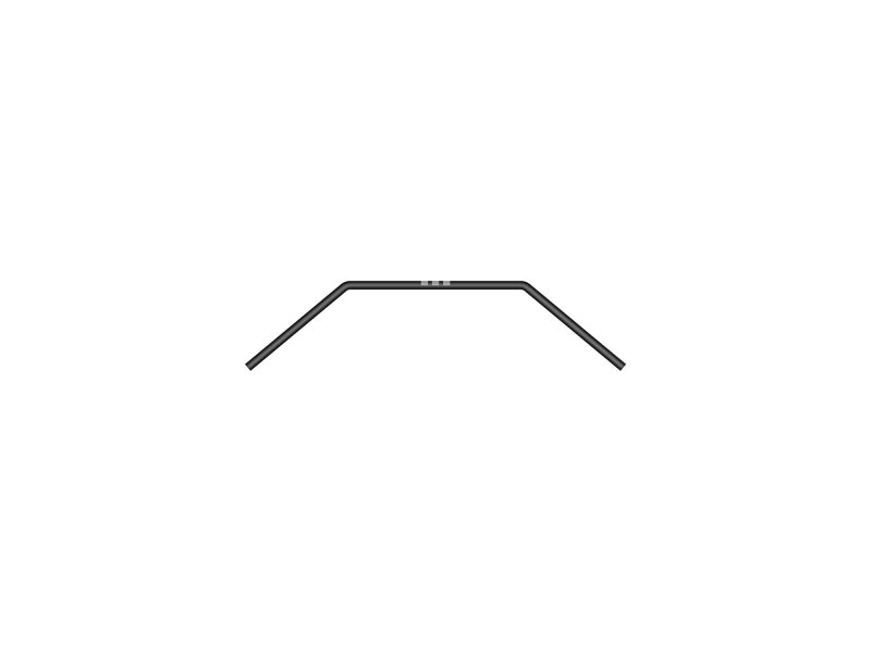 XRAY 322493 - XB2 ANTI-ROLL BAR Front FOR Bridge Upper Deck - 1.3 MM