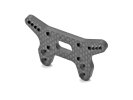 XRAY 322091 - XB2 Carbon Shock Tower FOR Bridge Upper Deck - 2-DOTS - Front