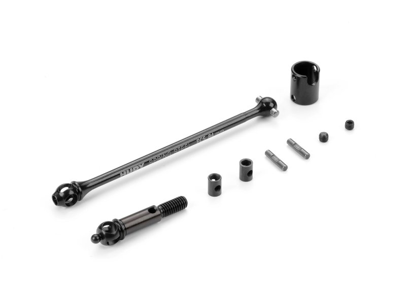 XRAY 365203 - ECS Front Drive Shaft 84mm With 2.5MM PIN - Hudy Spring STEEL - SET