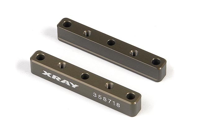 XRAY 358718 Aluminum Stands For Engine Mount - Novarossi, Sirio, R&B, Max, JP, GRP - Hard Coated