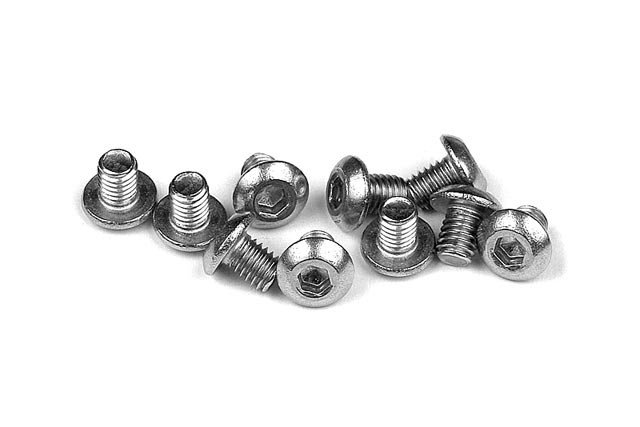 XRAY 902304 Hex Screw SH M3x4 - Stainless (10)