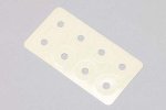 Yokomo ZR-BMP6TB Thin body mount patch (for reinforcing body mount holes/?6x0.2 mm)