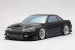 Yokomo SD-PS13BA DRIFT X TREME PS13 SILVIA Body with Light decal