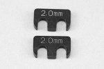 Yokomo Y2-008RA7A Aluminum adjust shim (2.0mm/2pcs) for YD-2/YD-4