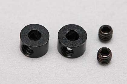 Yokomo ZS-412SBK ?2.5x?6.0x4mm Stopper (Black 2pcs.)