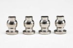 Yokomo YZ-205LS Steel rod end ball for YZ-870C, size L (4pcs.)