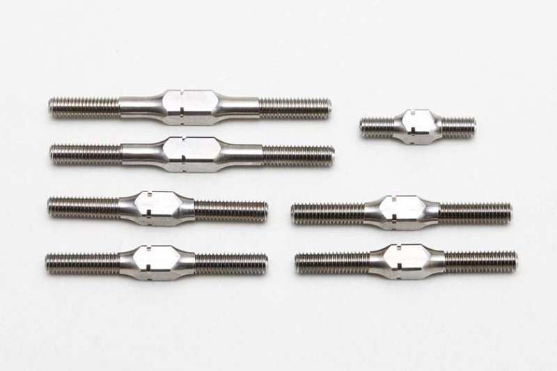 Yokomo RS-TBS10 Titanium turnbuckle Set for RS1.0(7pcs)