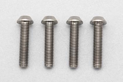 Yokomo RP-041-14A M3x14mm High Precision Cutting Titanium button head socket screw