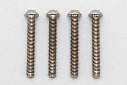 Yokomo RP-041-22A M3x22mm High Precision Cutting Titanium button head socket screw