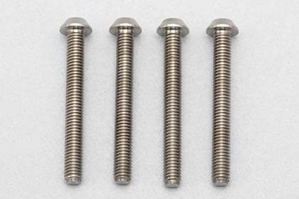 Yokomo RP-041-25A M3x25mm High Precision Cutting Titanium button head socket screw