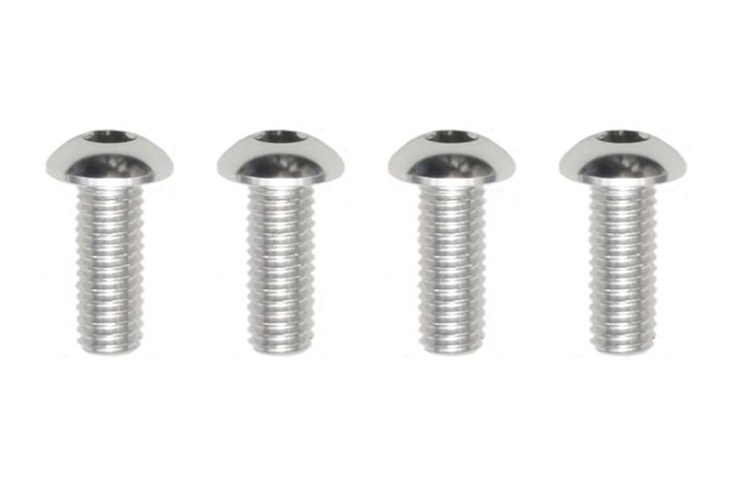 Yokomo ZC-BH38AA Aluminum BH Socket Screw M3x8mm (4pcs)